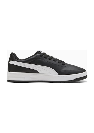 Puma Court Classic Clean Siyah Erkek Sneaker SİYAH-BEYAZ