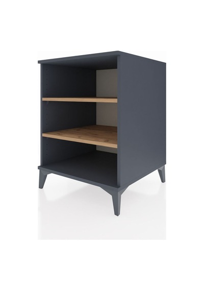Kronos Komodin 2 Raflı 60x59x80 Antrasit-çam Antrasit