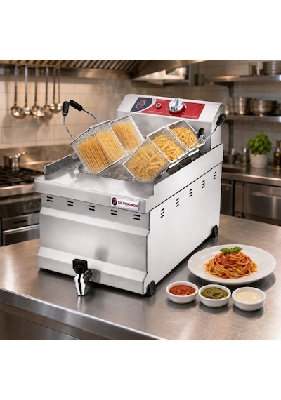 Silverinox Elektrikli Makarna Haşlama 8 Litre 220v