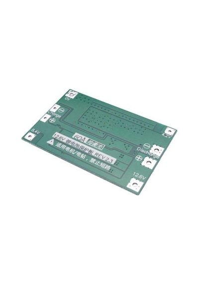 3S 60A Li-ion 18650 BMS Batarya Koruma Kartı