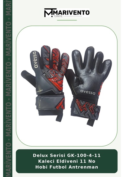 Delux Serisi Gk-100-4-11 Kaleci Eldiveni 11 No Hobi Futbol Antrenman Çok Renkli