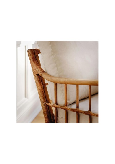 Tr Rattan Berjer Koltuk, 60x60 Cm, Beyaz, Ergonomik Tasarım Diğer