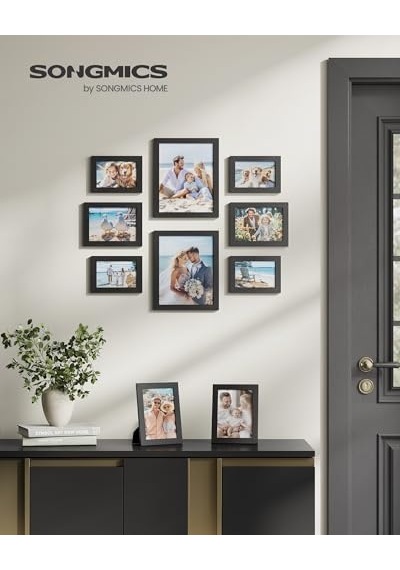 Resim Çerçevesi Seti 10'lu, 20 X 25 Cm Boyutunda 2 Fotoğraf, 13 X 18 Cm Boyutunda 4 Fotoğraf, 10 X 15 Cm Boyutunda 4