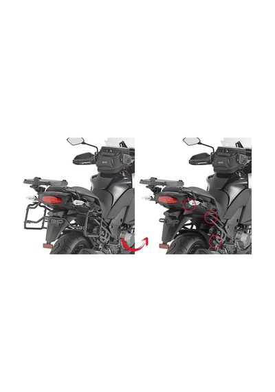 Gıvı Plr4113 Kawasakı Versys 1000 15-16 Yan Çanta Taşıyıcı Tek Renk