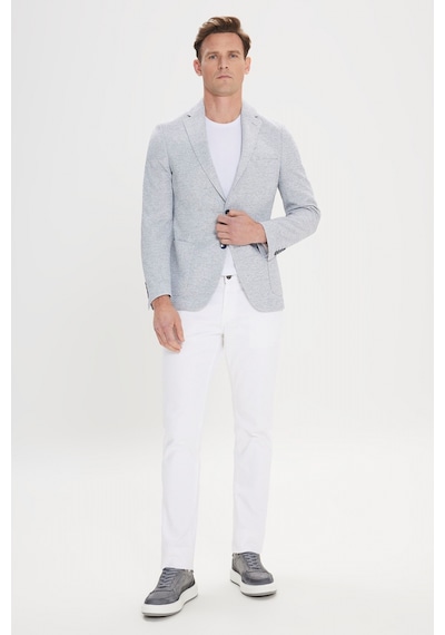 AC&Co / Altınyıldız Classics Erkek Indıgo Slim Fit Dar Kesim Mono Yaka Desenli Blazer Ceket Indıgo AC&Co / Altınyıldız Classics Erkek Indıgo Slim Fit Dar Kesim Mono Yaka Desenli Blazer Ceket Indıgo