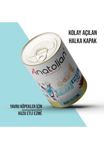 Anatolian Premium Kuzulu Ezme Yavru Köpek Konservesi 24 X 400 G