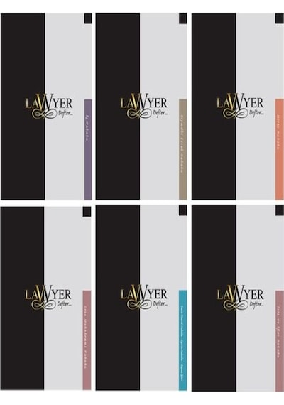 Hukuk Öğrencileri İçin Lawyer Defter Seti 4. Sınıf Savaş Yayınları - Savaş Yayınevi