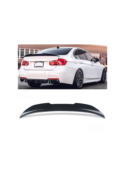BMW F30 2013-2014 PLASTİK BOYASIZ XP SPOYLER-SPOİLER