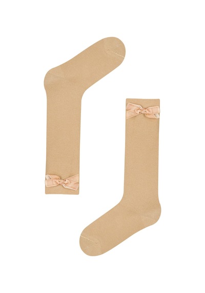 Penti Brown Ribbon Pantolon Çorabı Ten