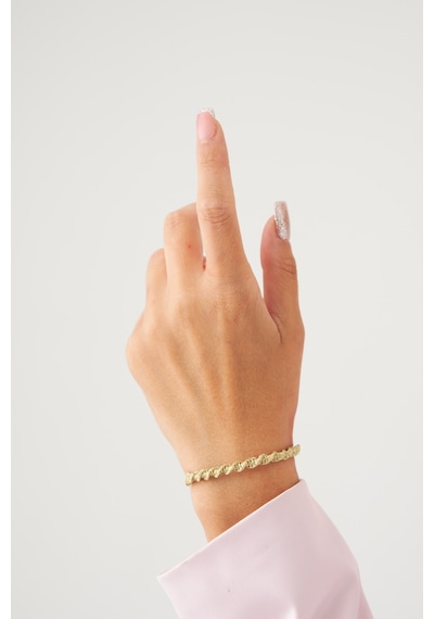 Gold Burgu Örgü Ip Best Friends Bileklik 549198946 Altın