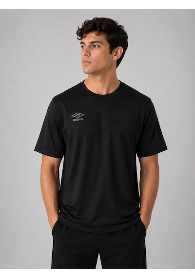 Umbro Season Erkek Siyah Pamuklu Spor Tişört Nf0150