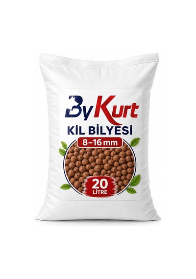 Kil Bilyesi 20 Litre 8-16 Mm Saksı Bitkileri, Bahçe Peyzajı Ve Hidroponik Kullanım İçin 20 L