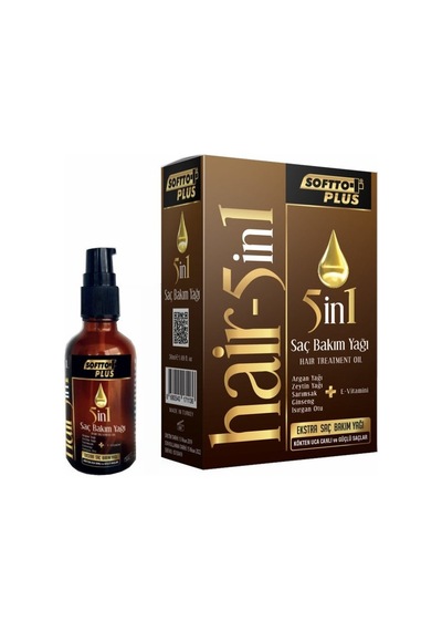 Softto Plus 5 in 1 Ekstra Saç Bakım Yağı 50 ML