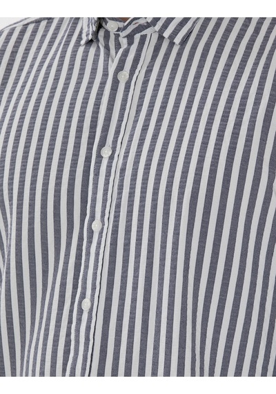 Pierre Cardin Erkek Lacivert Gömlek Desenli 50301533-vr033 Lacivert