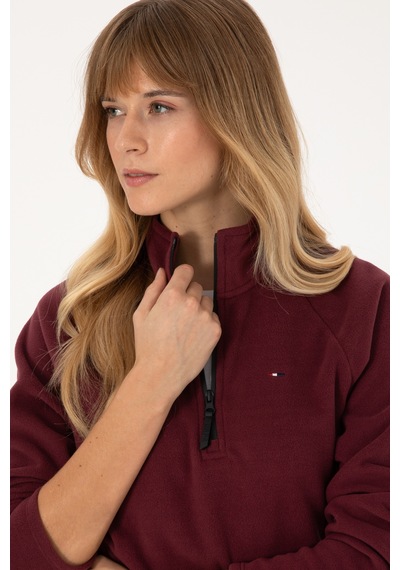 U.s. Polo Assn. Kadın Plum Sweatshirt 50316714-vr177 New Plum