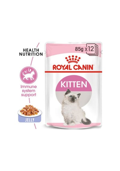 Royal Canin 85Gr KITTEN JELLY Yavru Yaş Kedi Maması 12Adet