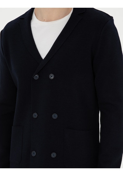 Pierre Cardin Erkek Koyu Lacivert Hırka Triko 50278079-vr100 Koyu Lacivert