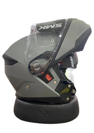 Smk Gullwing Çene Açılır Kask Mat Gri