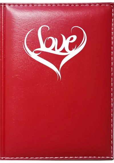 Promosyon Denizi I Love You 7 Görselli Kırmızı Ruhsat Kabı