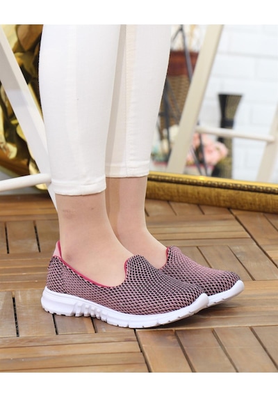 Nesil Shoes Dvm 901 Pudra Anatomik Esnek Kadın Yürüyüş Ayakkabısı-pudra Pudra