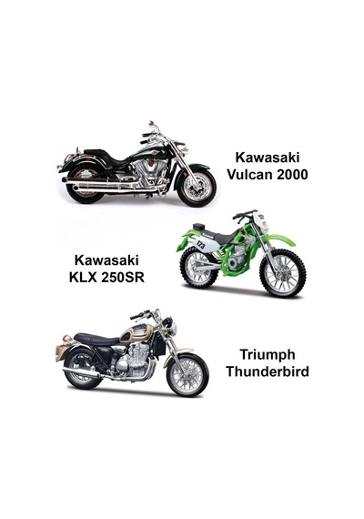1:18 Nessiworld Motorsiklet Adet Fiyatıdır Aklby-bsva58 Diğer