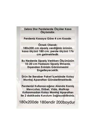 Gri Renk Geçişli Zebra Stor Perde Etek Dilimli Gri - 97252444 Gri