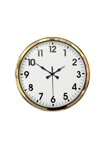 Zentime Gold Standart 52 Cm Metal Zarif Duvar Saati Çok Renkli