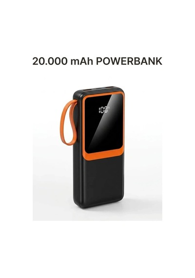 Taşınabilir Powerbank 20000 Mah Usb A Ve C Bağlantı