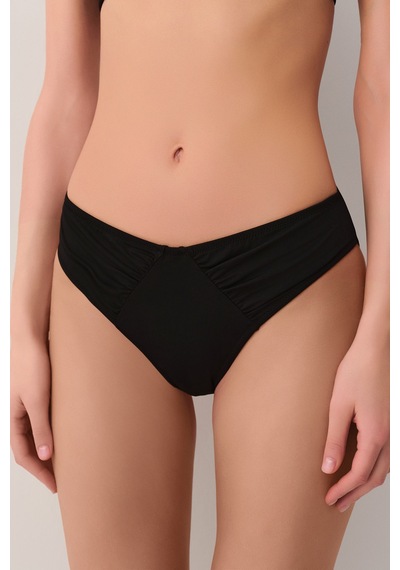 Suwen Pileli Bikini Alt Sbn26395012 Siyah