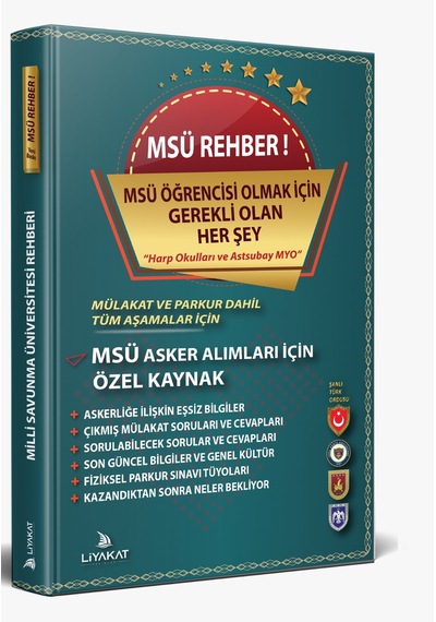 Msü Rehber-2024 Alımlarına Özel Hazırlık - Rütbeli Asker Olmak İç