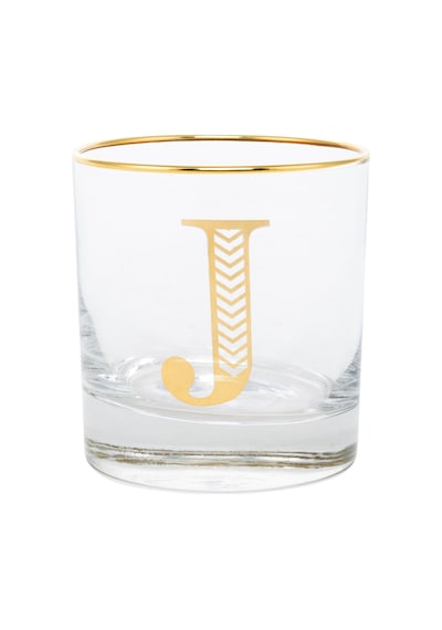 Mudo Home Monogram Bardak - J 300ml Altın