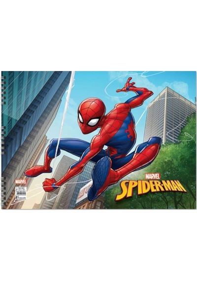 Spiderman Resim Defteri 25 X 35 Cm. 15 Yaprak - Ağ Atan Spiderman
