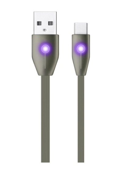 Linktech K486 Type-C Led Işıklı 1.2Mt Yassı Şarj Ve Data Kablosu (402787993)