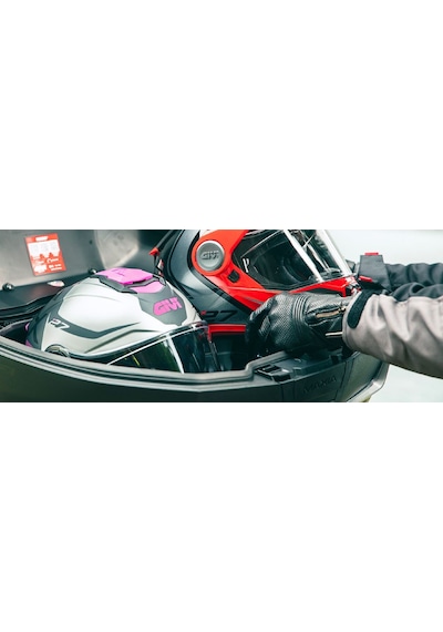 Gıvı V58n Motosiklet Arka Çanta Açık Gri 58lt Gri