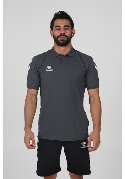 Hummel Armin Pamuklu Polo Yaka Tişört Antrasit