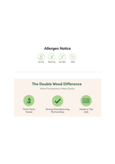 Double Wood Nad 500 Mg 60 Kapsul. Tr Tek Yetkili Satıcısı Oz...