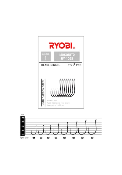 Ryobi İğne Mosquito Ry-1008 No : 3/0