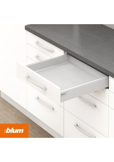 Blum Tandembox Antaro Bas Aç Bordürsüz (M) 40 Cm Gri