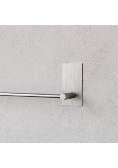 Zift Unique Paslanmaz Çelik Havlu Askılığı / Havluluk - Yapışkanlı Sistem - Altomonte 50cm Tam Havlu Ölçüsü Diğer