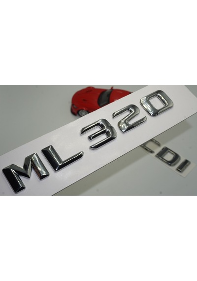 Benz ML 320 CDI Bagaj Krom Metal 3M 3D Yazı Logo