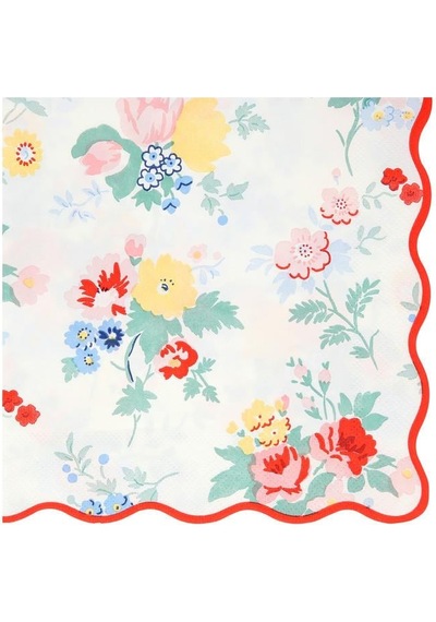 Meri Meri - Vintage Floral Peçete - L - 16 Adet