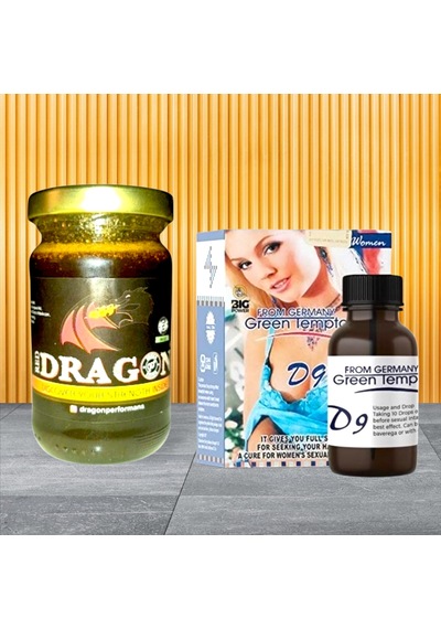 Dragon 110gr Birtkisel Macun + Greentemtatıond9 30ml Womendrop Set Forwomen