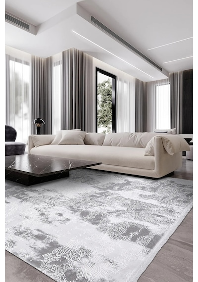 Youdayhomecollection Bloom Model Halı 80x200 Gri