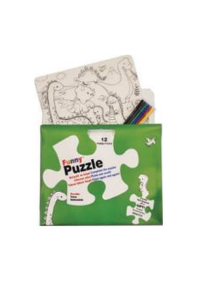 Funny Mat Washable Puzzle - Dinozor Çağı