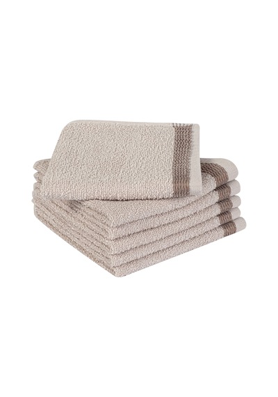 Mürdüm Home Novea El Yüz Havlusu, 6'lı Paket, 6 Parça 30x30