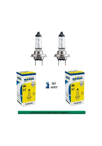 2 Adet Narva H7 12v 55w Standart Ampul 48328 Ean-4013790399175