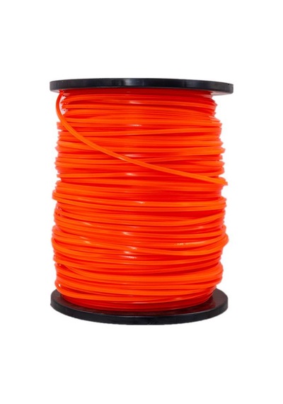 Motorlu Tırpan Misinası 3.3 Mm Kare Rulo 200 Mt Diken, Ot, Çimen Kesme