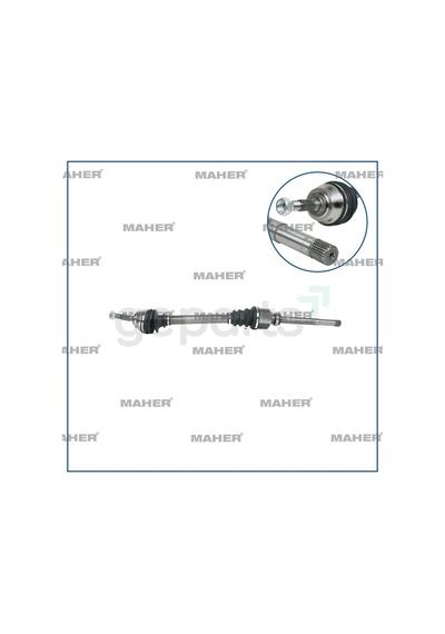 Aks Komple Ön C - Elysee 2012-2018 301 2012-2018 Sağ 1.6hdı Euro 5 890mm