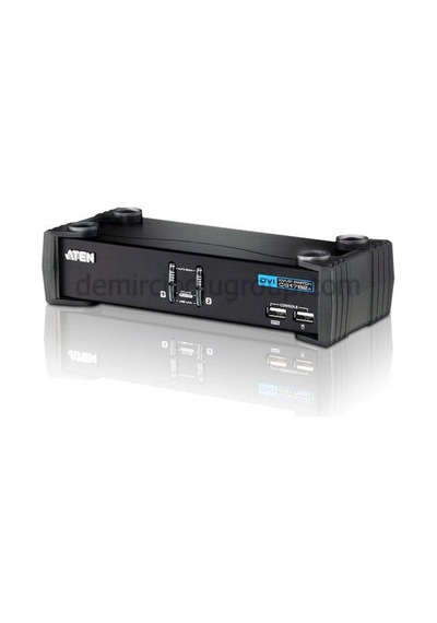 Aten 2 Port Lu Usb 2.0 Dvı Kvmp Switch + 2 Port Lu Usb 2.0 Hu