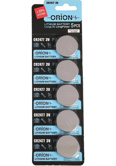 Orion CR2477 3V Lityum Pil 5'li